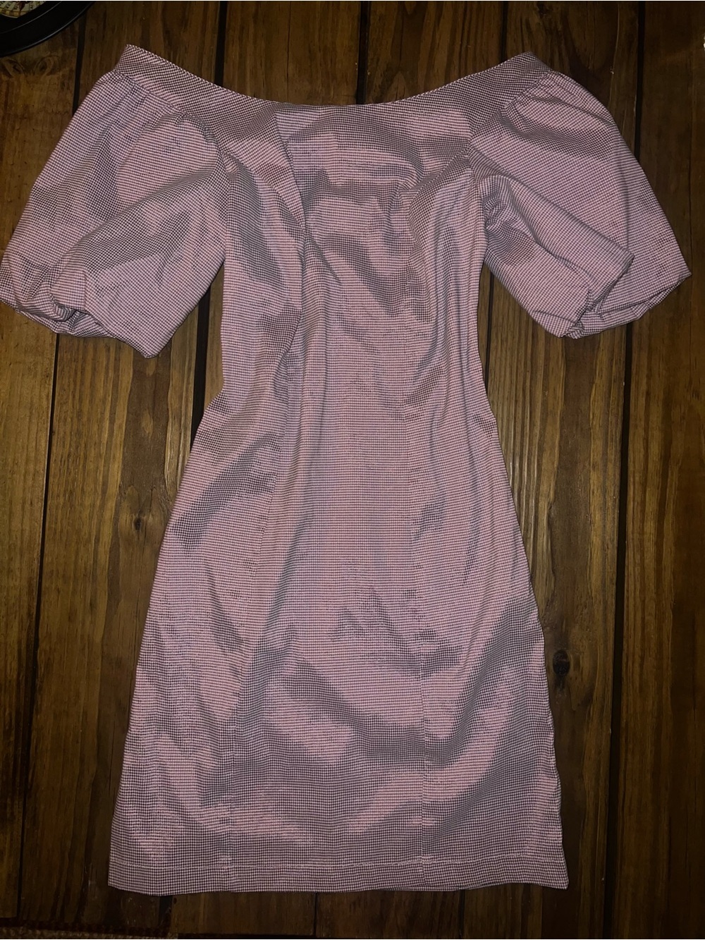M Trendyol Pink Puff-Sleeve Dress